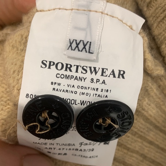 Stone Island Beige Turtleneck Sweater - Picture 10 of 16